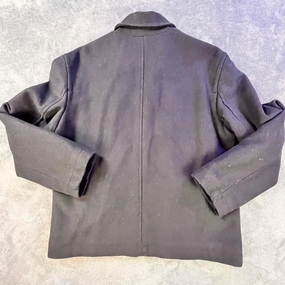 Banana Republic Jacket Mens Large Wool Cashmere Blend Full Zip Lined Bomber